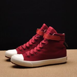 Men's high-top canvas shoes