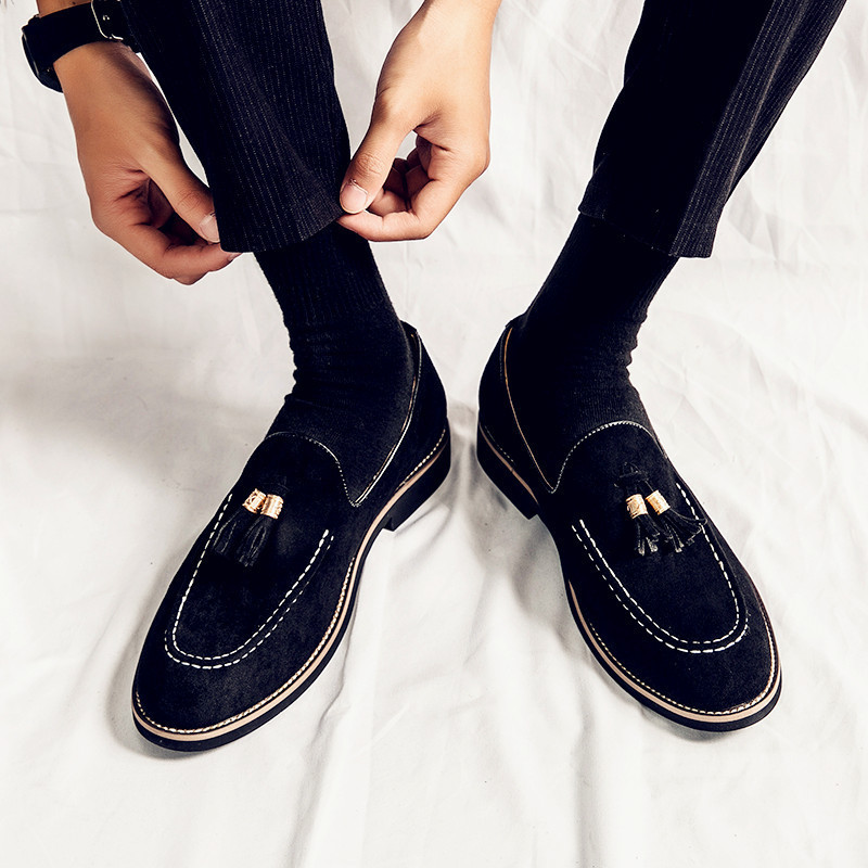 Men's Matte Leather Fashion Shoes - Image 8